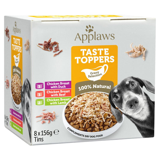 Applaws Taste Toppers Gravy Selection 8 x 156g (Pack of 1)