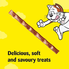 DREAMIES™ Meaty Sticks Adult Cat Treats with Scrumptious Salmon 30g (Pack of 14)