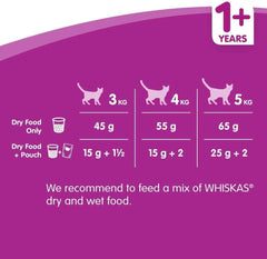 Whiskas Meaty Menu Adult Cat Food in Jelly 6 x 400g (Pack of 4)