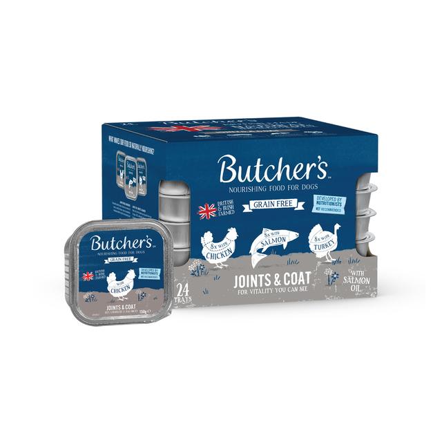 Butcher's Joints & Coat Dog Food Trays 24 x 150g (Pack of 1)