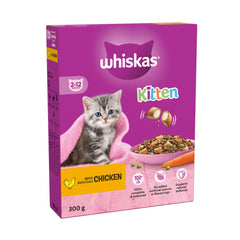 Whiskas Kitten Chicken Dry Food 300g (Pack of 6) - Hungry Tails