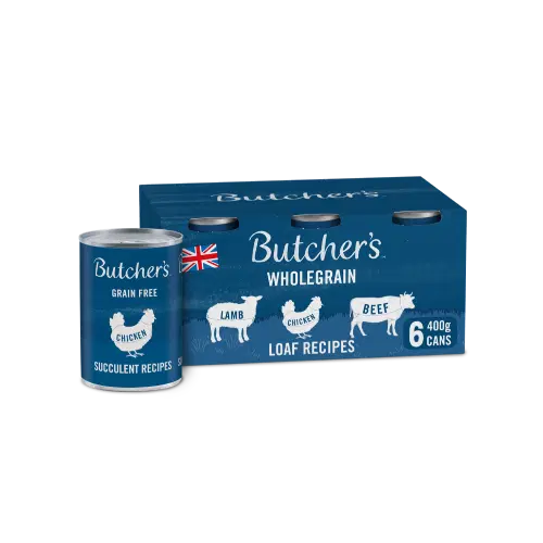 Butcher's Loaf Recipes Wet Dog Food Tins 6 x 390g (Pack of 1)