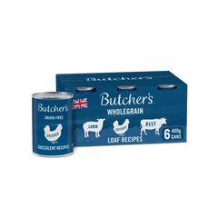 Butcher's Loaf Recipes Wet Dog Food Tins 6 x 390g (Pack of 1)