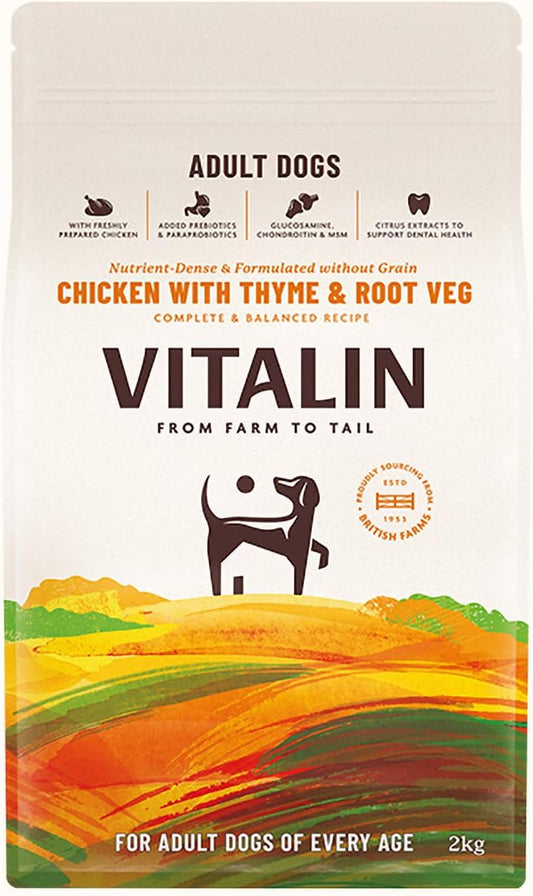 Vitalin Adult Farmhouse Chicken 12Kg (Pack of 1)