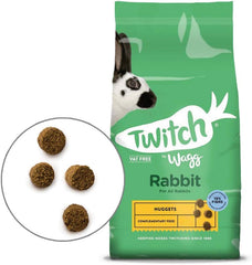 Wagg Twitch Rabbit Nuggets 2kg (Pack of 1) - Hungry Tails