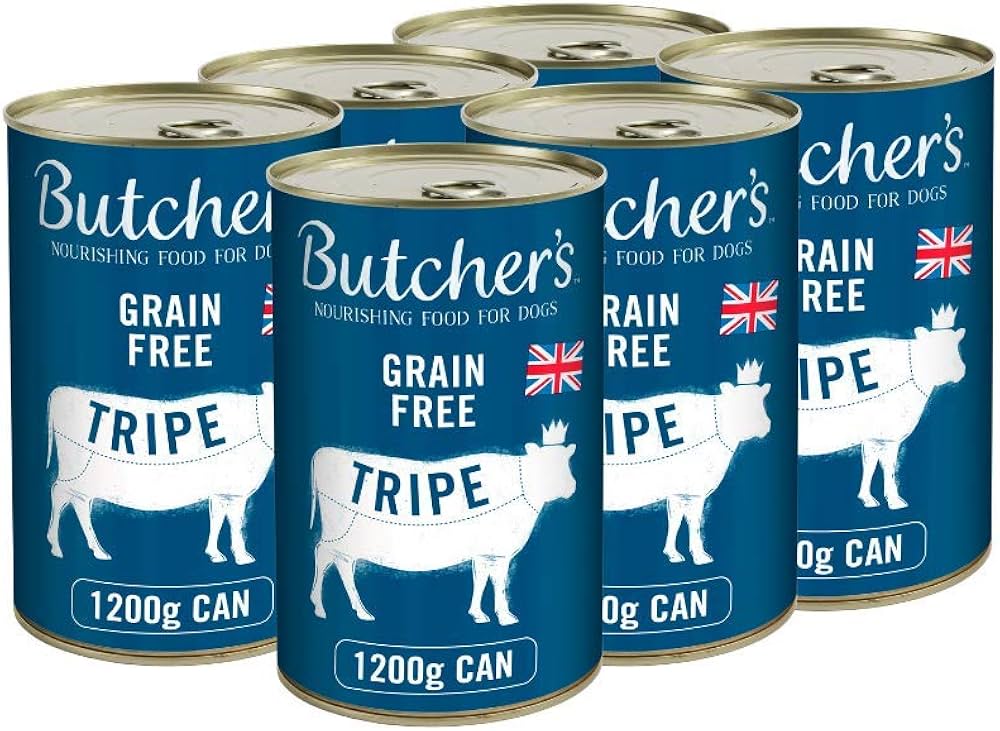 Butcher's Tripe Wet Dog Food Tin 1200g (Pack of 6)