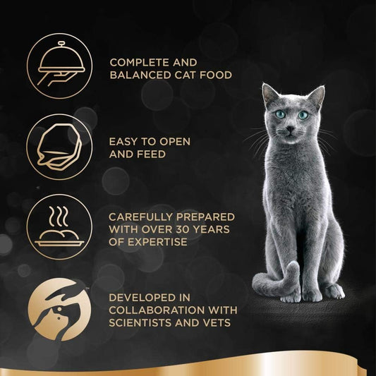 Sheba Classics Adult Cat Food Tray with Chicken in Terrine 85g (Pack of 22) - Hungry Tails
