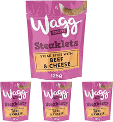 Wagg Treats Steaklets 125g (Pack of 7) - Hungry Tails