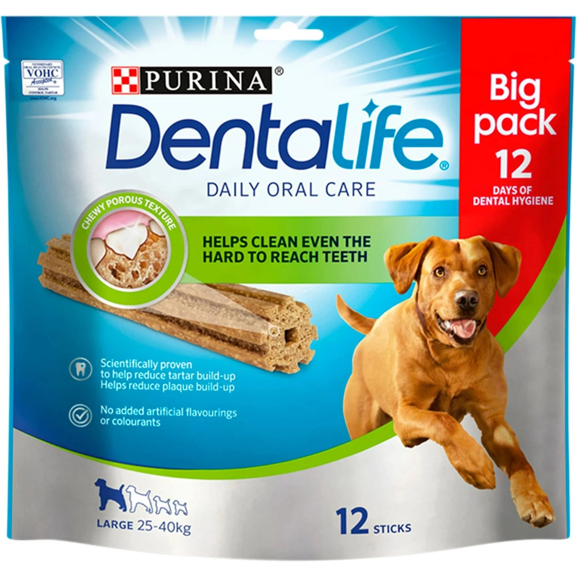 Dentalife Large Dog Treat Dental Chew 12 Stick (Pack of 3)