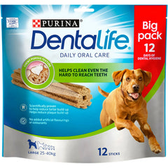 Dentalife Large Dog Treat Dental Chew 12 Stick (Pack of 3)