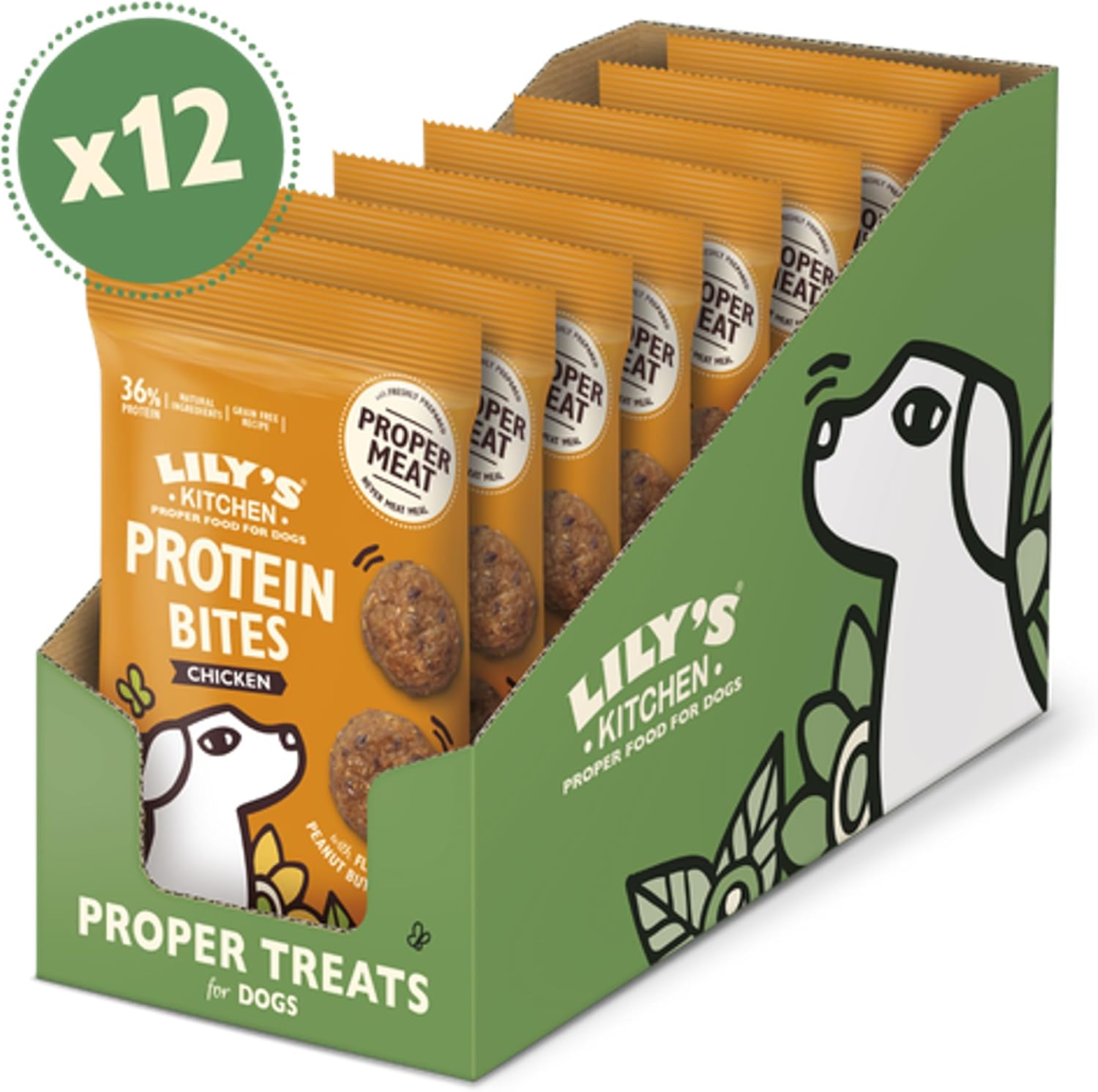 Lily's Kitchen Chicken Protein Bites Dog Treats 40g (Pack of 1)