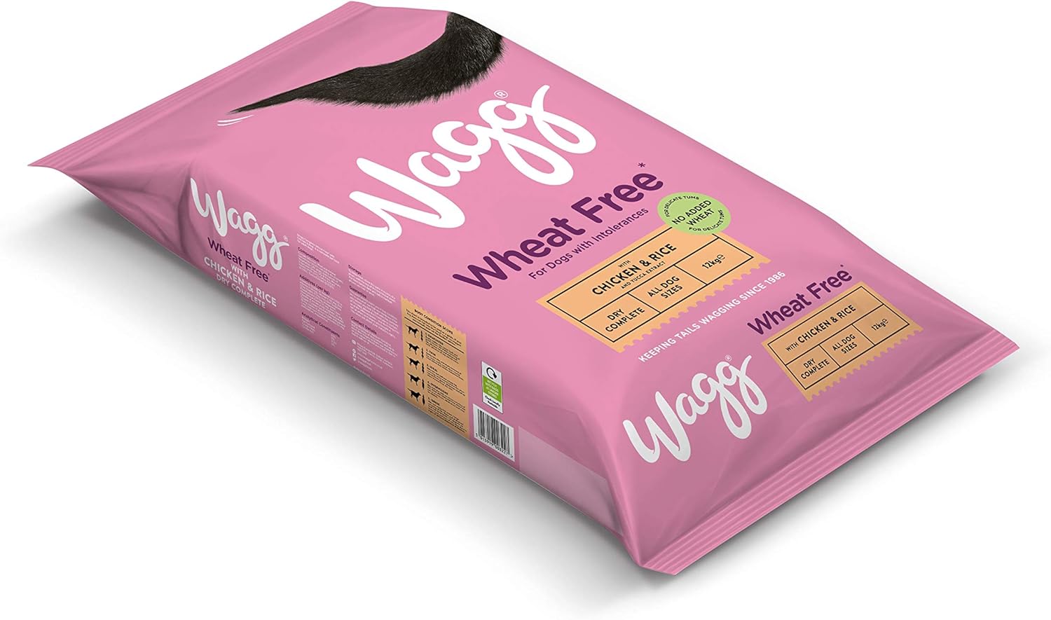 Wagg Wheat Free Complete Chicken & Rice Dry Dog 12kg (Pack of 1)