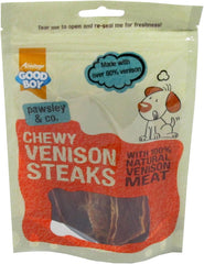 Good Boy Pawsley & Co. Chewy Venison Steaks 80g (Pack of 1)