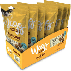 Wagg Cookie Treats Peanut Butter & Banana 125g (Pack of 7)