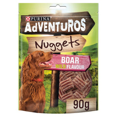 Adventuros Nuggets Boar Wild Flavour 90g (Pack of 6)