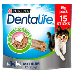 Debtalife Medium Dog Treat Dental Chew 15 Stick (Pack of 3)