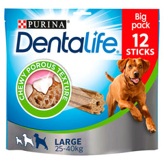 Dentalife Large Dog Treat Dental Chew 12 Stick (Pack of 3)