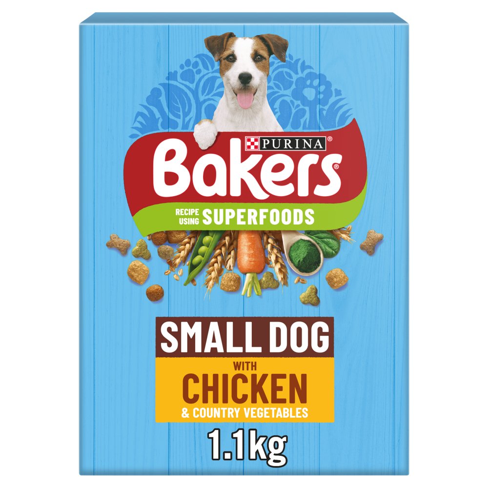 BAKERS Small Dog Chicken Dry Dog Food 1.1kg (Pack of 5)