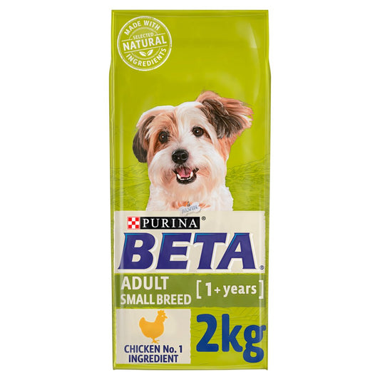 BETA Small Breed Chicken Dry Dog Food 2kg (Pack of 4)