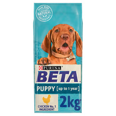 BETA Puppy Chicken Dry Food 2kg (Pack of 4)