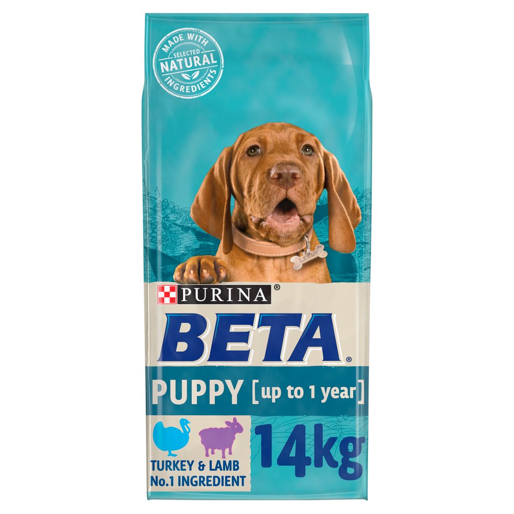 BETA Puppy Turkey and Lamb Dry Dog Food 14kg (Pack of 1)