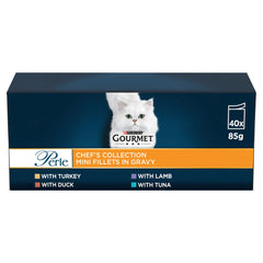 GOURMET Perle Chef's Collection in Gravy Cat Food 40x85g (Pack o f 1)