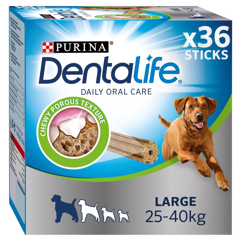 Dentalife Large Dog Treat Dental Chew 36 Stick (Pack of 1)