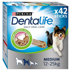 Dentalife Medium Dog Treat Dental Chew 42 Stick (Pack of 2)