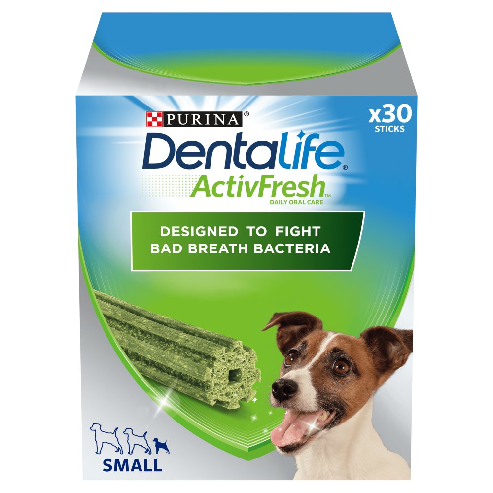 Dentalife ActivFresh Small Dog Treat Dental Chew 30 Stick (Pack of 2)