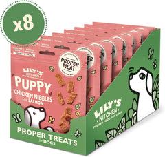 Lily's Kitchen Puppy Chicken Nibbles with Salmon Puppy Treats 70g (Pack of 1)