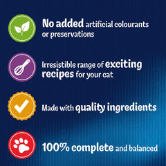 FELIX As Good As it Looks Ocean Feasts Wet Cat Food 12x100g(Pack of 1)