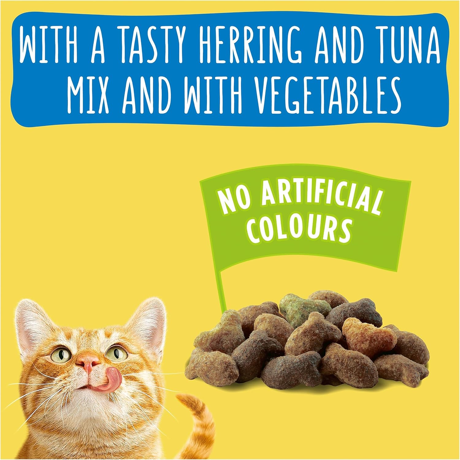 GO-CAT Herring and Tuna Dry Cat Food 750g (Pack of 1)