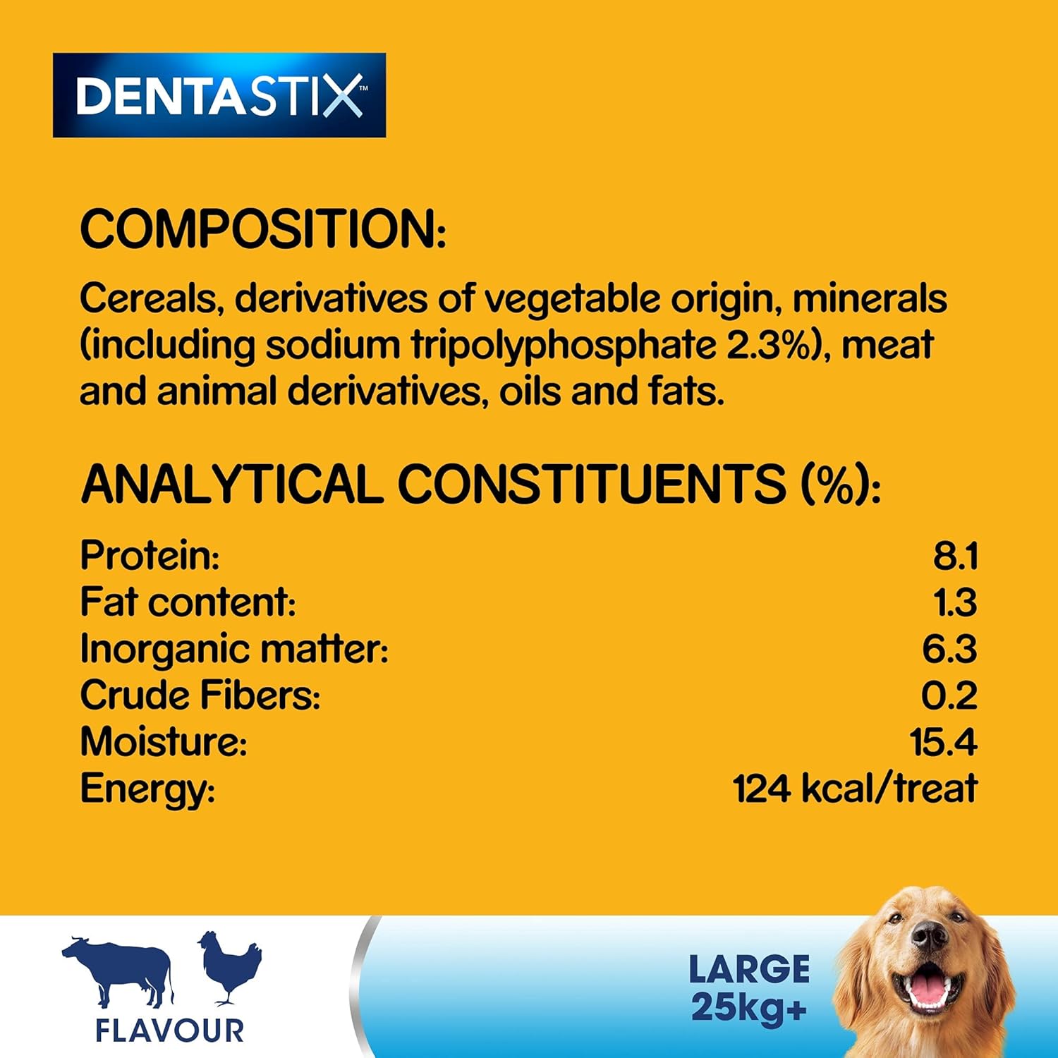 Pedigree Dentastix Daily Dental Chews Large Dog Treat 21 Sticks 810g (Pack of 1)