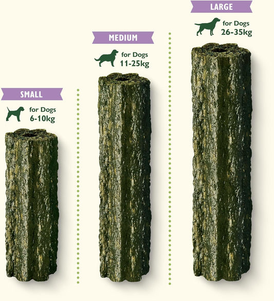 Lily's Kitchen Woofbrush Medium Gut Health Dental Dog Chew 7 Pack 196g (Pack of 1)
