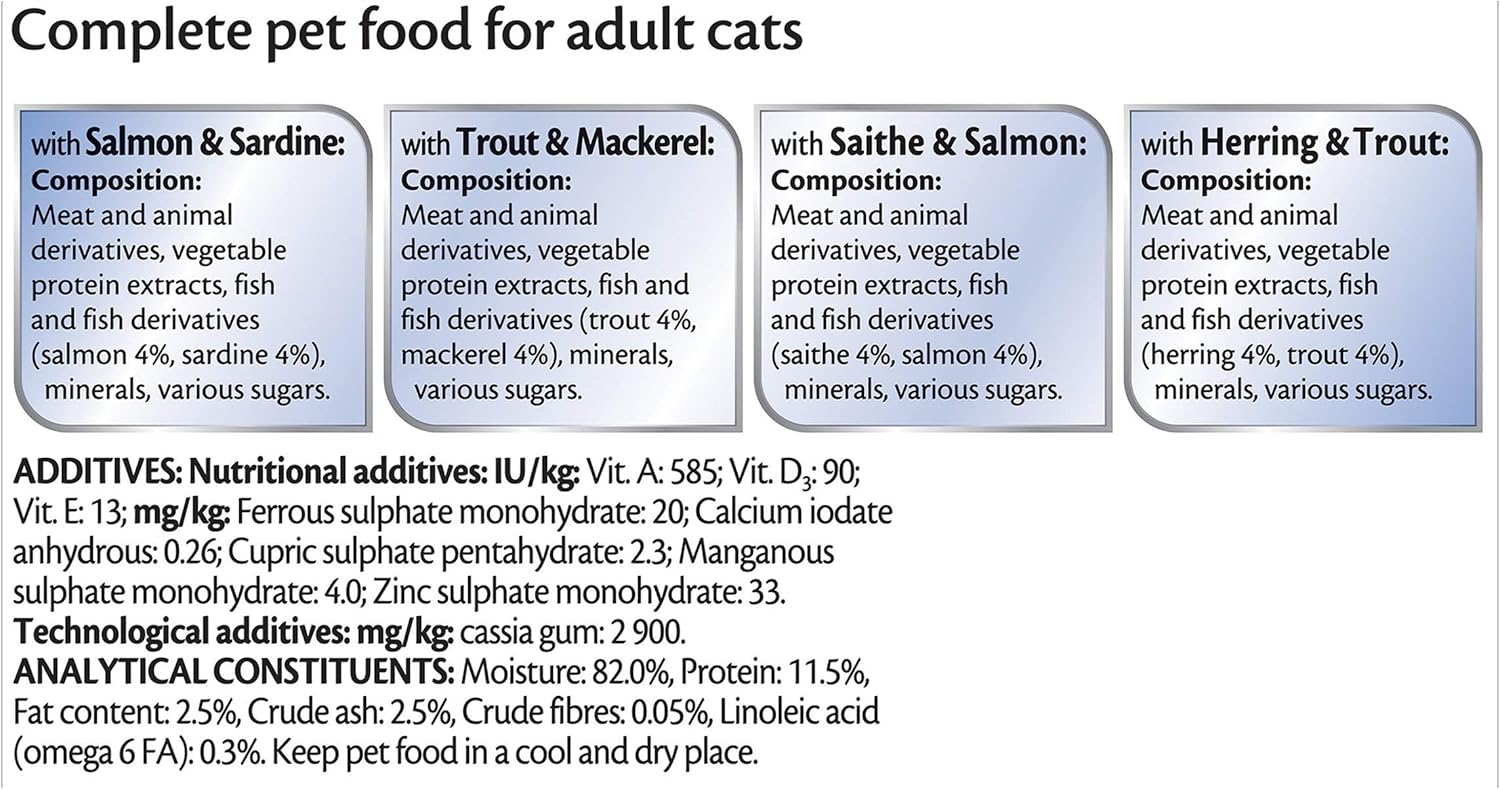 FELIX Doubly Delicious Fish Selection in Jelly Cat Food 12x100g (Pack of 1)