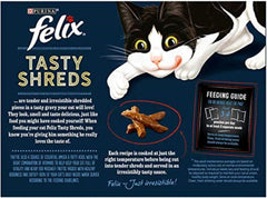 FELIX Tasty Shreds Farm Selection in Gravy Cat Food 12x80g (Pack of 4)