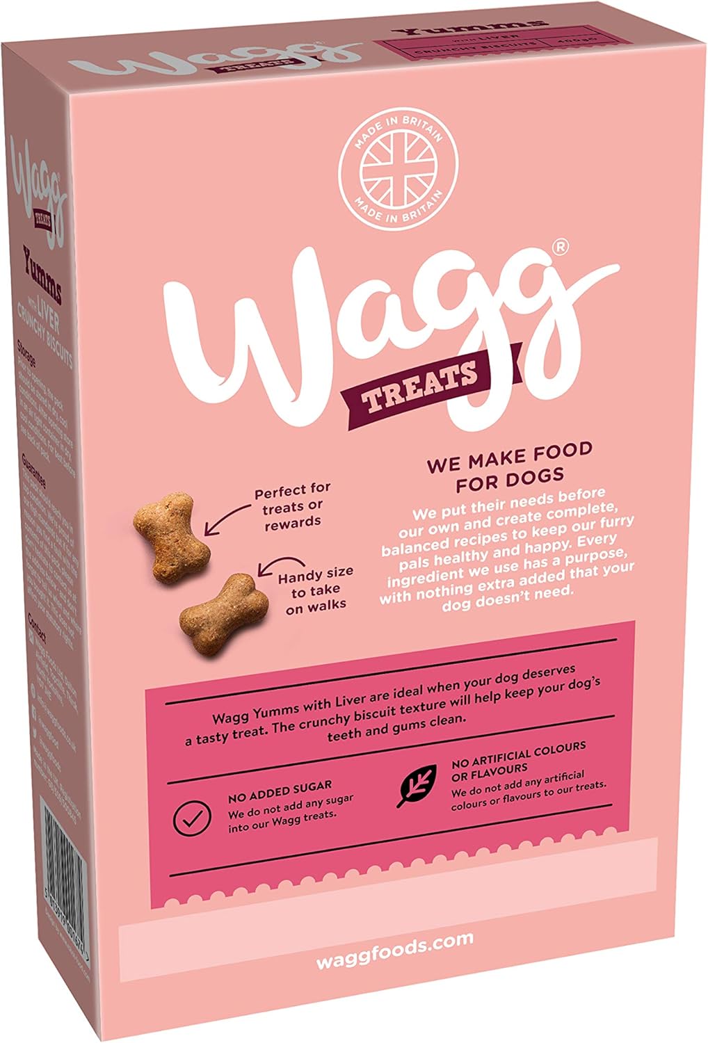 Wagg Treats Yumms with Liver 400g