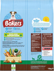 BAKERS Small Dog Beef Dry Dog Food 10kg (Pack of 1)