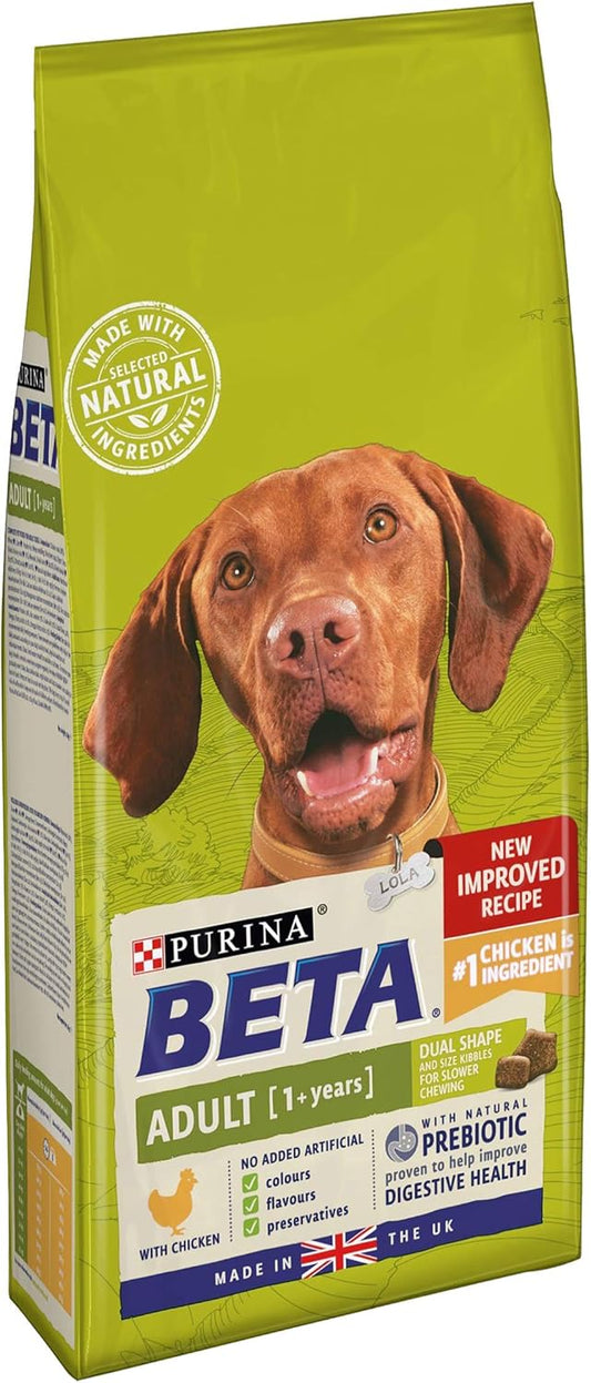 BETA Chicken Dry Dog Food 2kg (Pack of 4)