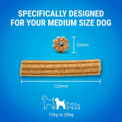 Dentalife Medium Dog Treat Dental Chew 42 Stick (Pack of 2)