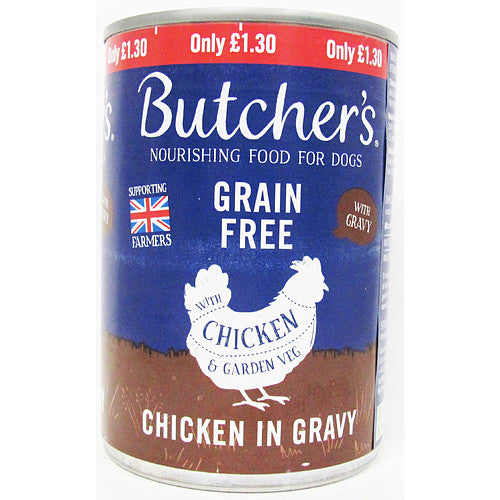 Butchers Chicken In Gravy 400g (Pack of 12) - Hungry Tails