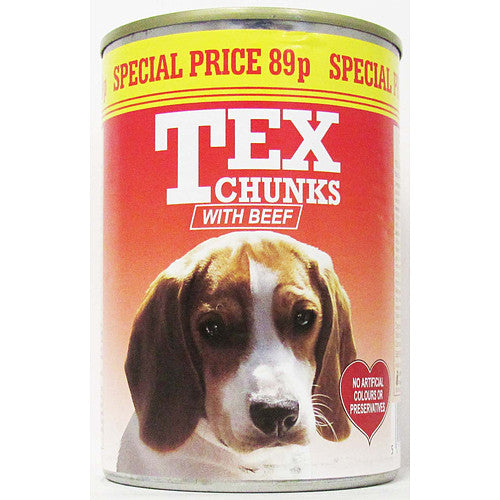 Tex Chunks Beef 12X400g (Pack of 12) - Hungry Tails