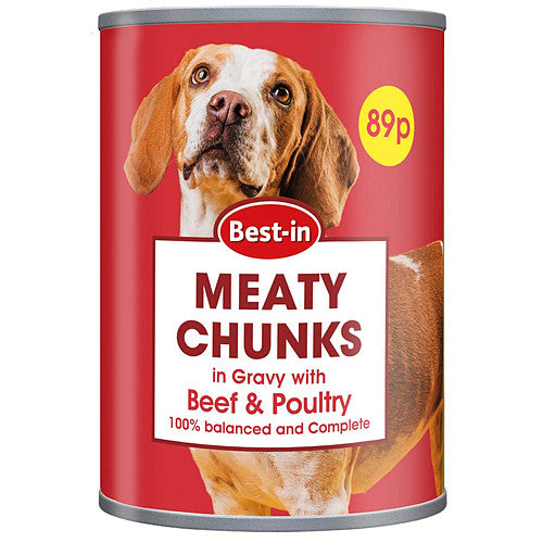 Bestin Dog Food Beef & Poultry (Pack of 12) - Hungry Tails