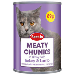 Bestin Cat Food Turkey & Lamb (Pack of 12) - Hungry Tails