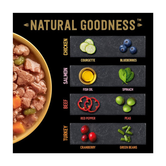 Cesar Natural Goodness Grain Free Dog Food Casserole with Chicken Tray 100g (Pack of 16)