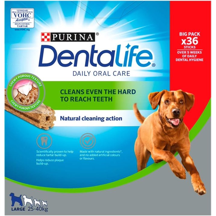 Dentalife Large Dog Treat Dental Chew 36 Stick (Pack of 1)