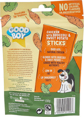 Good Boy Super Licious Chicken with Broccoli & Sweet Potato Sticks 100g (Pack of 1)