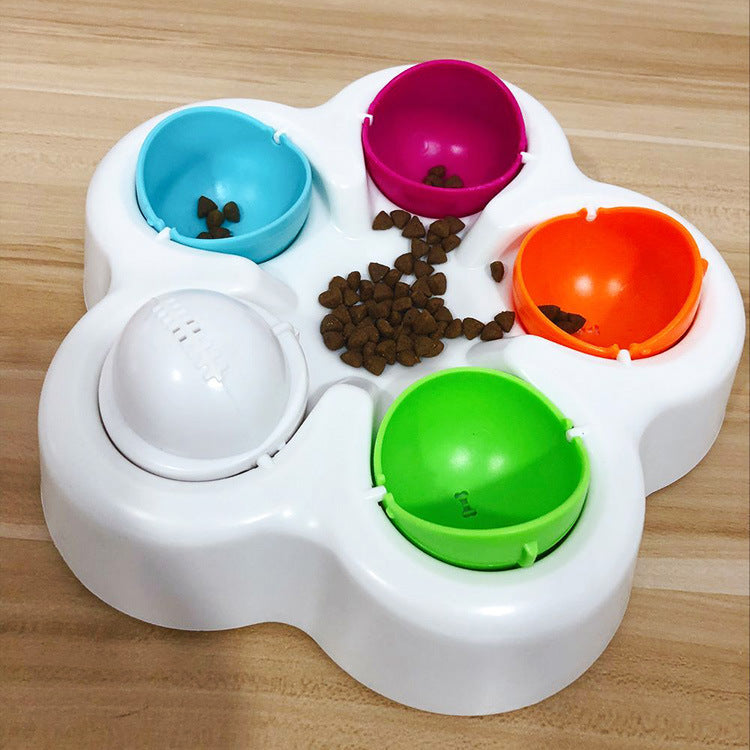 Pet Puzzle Feeding Toy Educational Cat Dog IQ Treat Toy Anti Choke Pet Slow Food Toy Pet Interactive Treatment Dispensing Toy