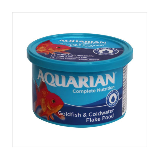 Aquarian Goldfish Food Flakes 50g (Pack of 1) 