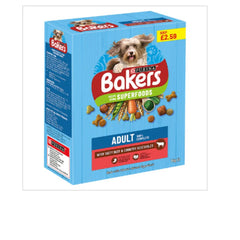 BAKERS Beef with Vegetables Dry Dog Food 1kg PMP(Pack of 5) - Hungry Tails